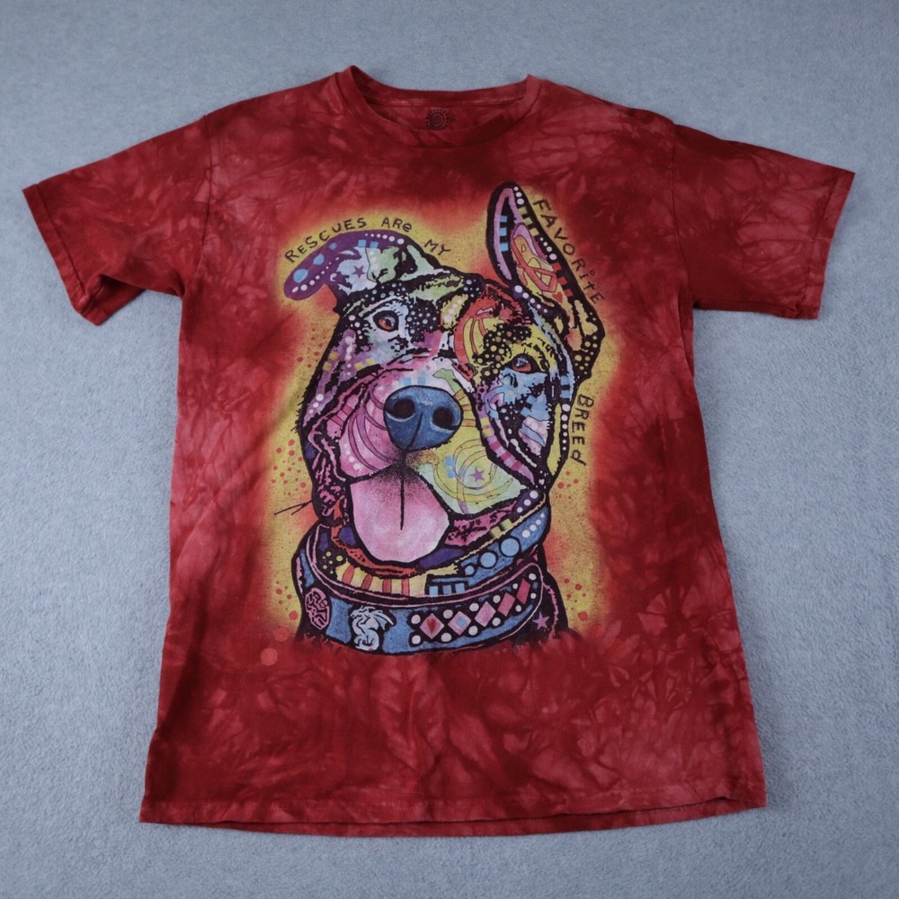 The Mountain T-Shirt Mens Medium Rescues Are My Favorite Breed Tee Short Sleeve